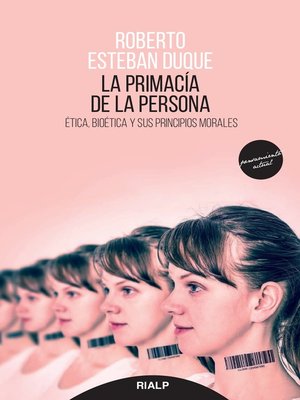 cover image of La primacía de la persona
